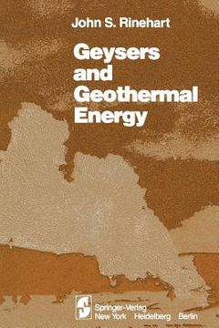 portada Geysers and Geothermal Energy (in English)