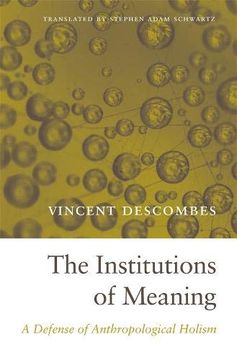 portada The Institutions of Meaning: A Defense of Anthropological Holism (in English)