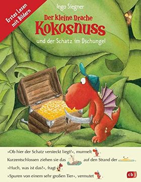 portada Der Kleine Drache Kokosnuss und der Schatz im Dschungel - ein Abenteuer im Fibelprinzip (Bände im Fibelprinzip, Band 1) (in German)