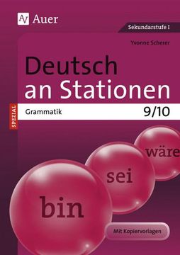 portada Deutsch an Stationen Spezial Grammatik 9-10 (en Alemán)