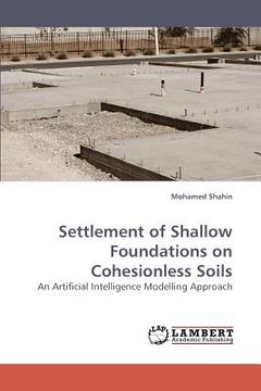 portada settlement of shallow foundations on cohesionless soils (en Inglés)