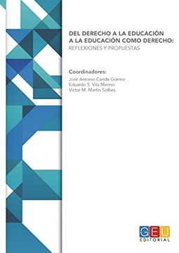 portada Del Derecho a la Educacion a la Educacion Como Derecho: