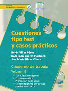 portada Cuestiones Tipo Test y Casos Practicos. Cuaderno de Trabajo. Volumen 2 (in Spanish)