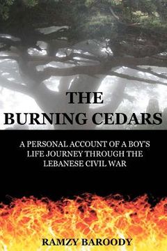 portada the burning cedars (en Inglés)
