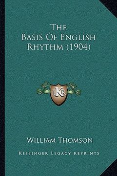 portada the basis of english rhythm (1904) (in English)