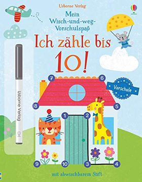 portada Mein Wisch-Und-Weg-Vorschulspaß: Ich Zähle bis 10!