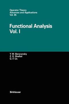 portada functional analysis: vol. i (en Inglés)