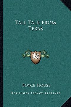 portada tall talk from texas (in English)