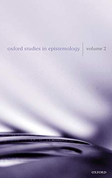portada Oxford Studies in Epistemology (in English)