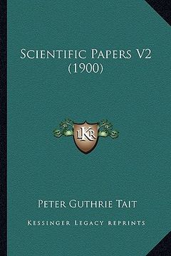 portada scientific papers v2 (1900) (en Inglés)