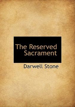 portada the reserved sacrament (en Inglés)