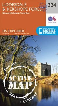 portada Liddesdale and Kershope Forest (OS Explorer Active Map)