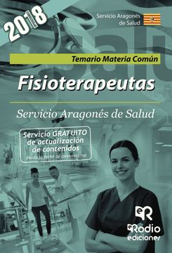portada Fisioterapeutas: Temario Materia Comun: Servicio Aragones de Salud (in Spanish)