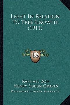 portada light in relation to tree growth (1911) (in English)