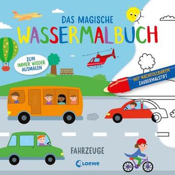 portada Das Magische Wassermalbuch - Fahrzeuge (in German)