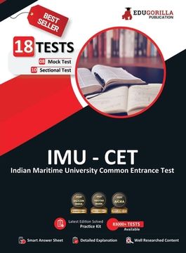 portada Imu CET 2023: Indian Maritime University Common Entrance Test - 8 Mock Tests and 10 Sectional Tests (2000 Solved Questions) with Fre (en Inglés)