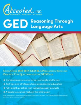 portada Ged Reasoning Through Language Arts Study Guide 2018-2019: Ged rla Preparation Book and Practice Test Questions for the ged Exam (en Inglés)