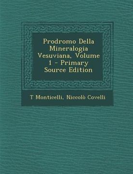 portada Prodromo Della Mineralogia Vesuviana, Volume 1 (en Italiano)