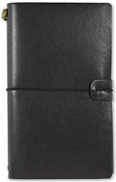portada Voyager Refillable Notebook - Black (Traveler'S Journal, Planner, Notebook) (en Inglés)