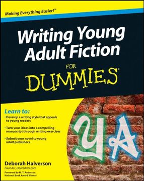 portada Writing Young Adult Fiction for Dummies (en Inglés)