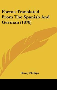 portada poems translated from the spanish and german (1878) (in English)