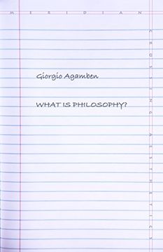 portada What is Philosophy? (Meridian: Crossing Aesthetics) (en Inglés)