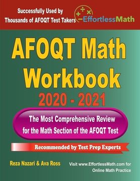 portada AFOQT Math Workbook 2020 - 2021: The Most Comprehensive Review for the Math Section of the AFOQT Test (en Inglés)