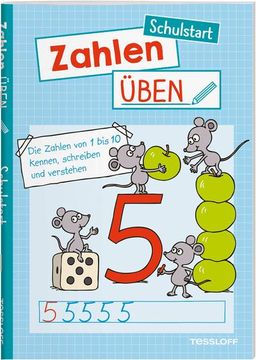 portada Zahlen Üben. Schulstart: Die Zahlen von 1 bis 10 Kennen, Schreiben und Verstehen (in German)