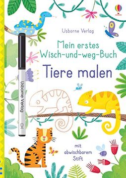 portada Mein Erstes Wischundwegbuch Tiere Malen mit Abwischbarem Stift (in German)