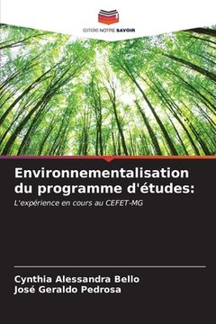 portada Environnementalisation du programme d'études (en Francés)