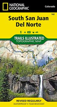 portada South san Juan, del Norte map (National Geographic Trails Illustrated Map, 142) (en Inglés)