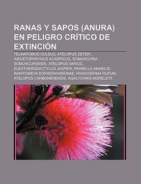 Comprar ranas y sapos (anura) en peligro cr tico de extinci n