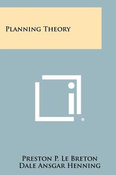 portada planning theory (en Inglés)