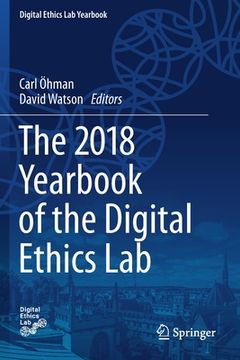 portada The 2018 Yearbook of the Digital Ethics Lab (en Inglés)
