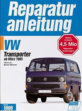 portada Vw Transporter / bus ab 3/1985 (en Alemán)
