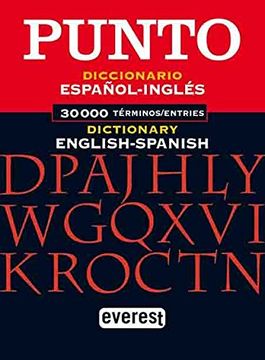 portada Diccionario Punto Inglés-Español, Spanish-English Dictionary: English to Spanish Dictionary (Diccionarios Bilingües) (en Inglés, Español)