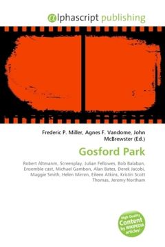 portada Gosford Park (en Inglés)