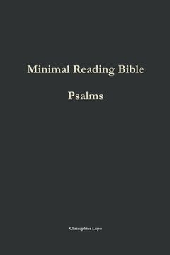portada Minimal Reading Bible: Psalms (en Inglés)