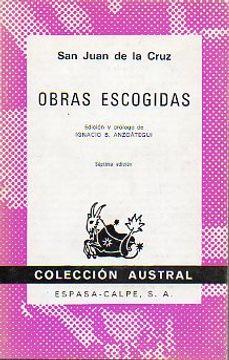 portada obras escogidas. edición y prólogo de ignacio b. anzoátegui. 7ª ed.
