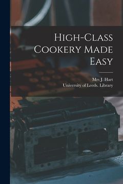 portada High-class Cookery Made Easy