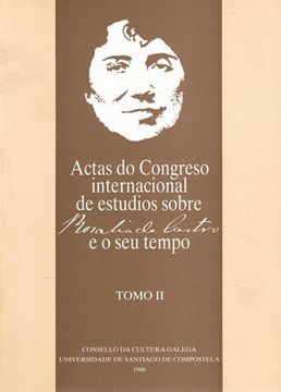 portada Actas do Congreso Internacional de Estudios Sobre Rosalía de Castro e o seu Tempo. Tomo ii