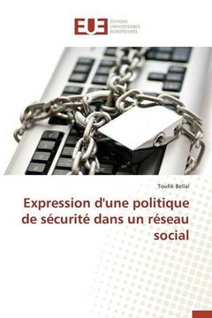portada Expression d'une politique de sécurité dans un réseau social