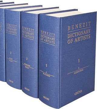 portada benezit dictionary of artists (en Inglés)