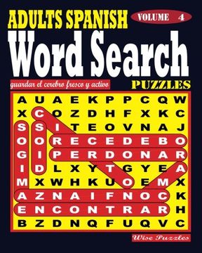 portada Adults Spanish Word Search Puzzles. Vol. 4: Volume 4