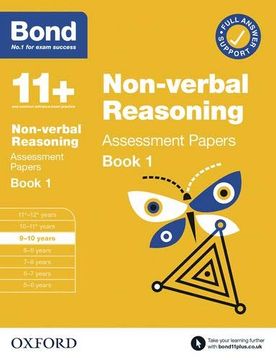 portada Bond 11+: Bond 11+ non Verbal Reasoning Assessment Papers 9-10 Years Book 1 (Bond: Assessment Papers) (in English)