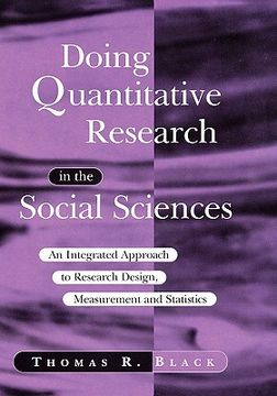 portada doing quantitative research in the social sciences: an integrated approach to research design, measurement and statistics