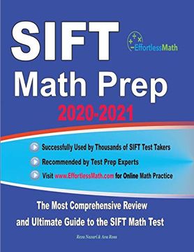 portada Sift Math Prep 2020-2021: The Most Comprehensive Review and Ultimate Guide to the Sift Math Test (in English)