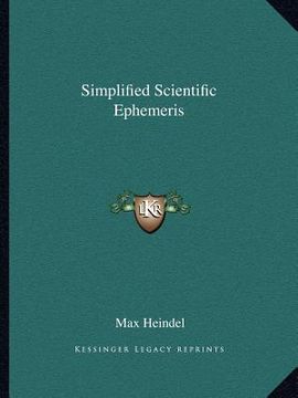 portada simplified scientific ephemeris
