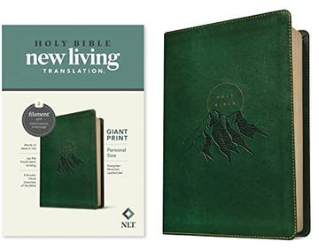 portada Nlt Personal Size Giant Print Bible, Filament Enabled Edition (Red Letter, Leatherlike, Evergreen Mountain ) 