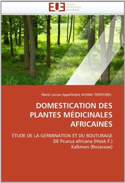 portada Domestication Des Plantes Medicinales Africaines